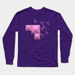 Pink Pyramids Long Sleeve T-Shirt